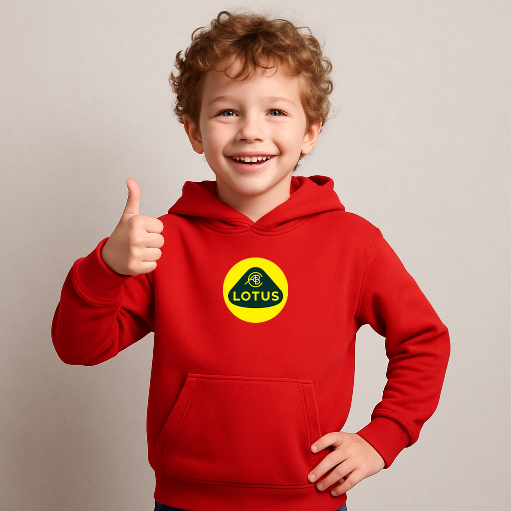 Youth Kids Lotus Car Pullover Hoodie